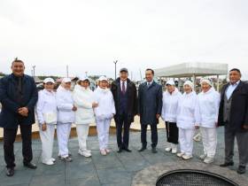 Обновлённая набережная с игровой площадкой открылась в Верхневилюйске