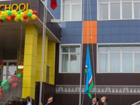 Ольга Балабкина приняла участие в торжественной линейке Международной Арктической школы