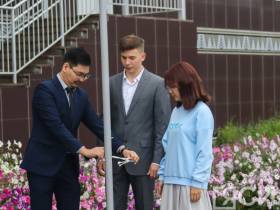 Ольга Балабкина приняла участие в торжественной линейке Международной Арктической школы