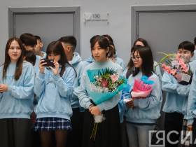 Ольга Балабкина приняла участие в торжественной линейке Международной Арктической школы