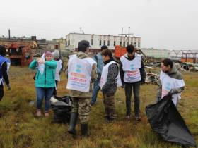 100 тонн металлолома собрали в якутском поселке Тикси