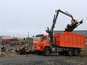 100 тонн металлолома собрали в якутском поселке Тикси