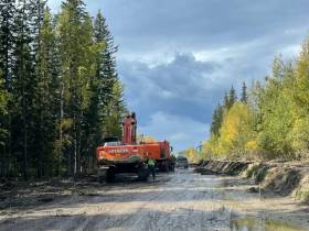 На автодороге «Умнас» в Олекминске идет подготовка к капремонту