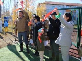 Спортивная площадка открылась в Центре коррекции речи чурапчинского детского сада