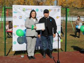 Спортивная площадка открылась в Центре коррекции речи чурапчинского детского сада