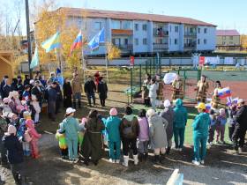 Спортивная площадка открылась в Центре коррекции речи чурапчинского детского сада