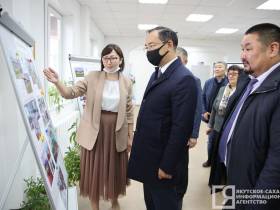 Айсен Николаев посетил обновлённую Амгино-Олёкминскую школу