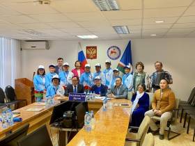 В Якутске встретили участников Спартакиады пенсионеров России