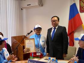 В Якутске встретили участников Спартакиады пенсионеров России