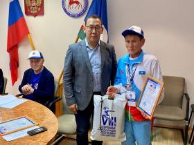 В Якутске встретили участников Спартакиады пенсионеров России