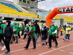 В Якутске отметили Всероссийский день ходьбы