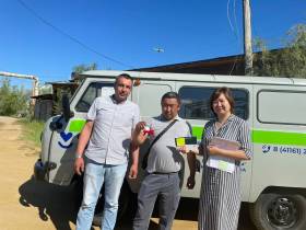 Модульная врачебная амбулатория с полным оснащением начала работу в Усть-Алданском районе Якутии