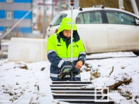Дорожники Якутска рассказали, как ведут ремонт в минусовую температуру