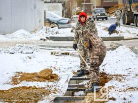 Дорожники Якутска рассказали, как ведут ремонт в минусовую температуру