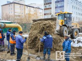 Дорожники Якутска рассказали, как ведут ремонт в минусовую температуру