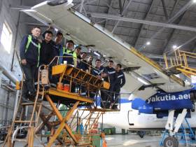 В России впервые C-Check воздушного судна Bombardier Q300 выполнили в авиакомпании «Якутия»