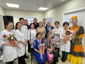 В селе Аппаны Намского района за короткий срок построили новую врачебную амбулаторию