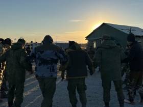 Артисты из Якутии выступили перед мобилизованными земляками в Хабаровском крае