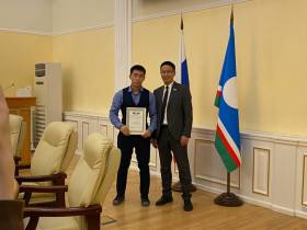 Бойцов студотрядов наградили за помощь в ликвидации последствий паводка в Верхоянском районе