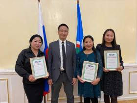 Бойцов студотрядов наградили за помощь в ликвидации последствий паводка в Верхоянском районе