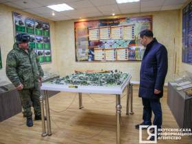 Айсен Николаев встретился в Приморском крае с мобилизованными якутянами