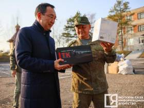 Айсен Николаев встретился в Приморском крае с мобилизованными якутянами