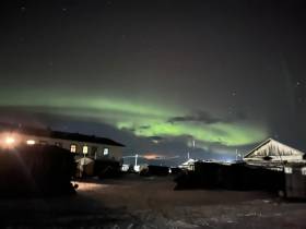 Северное сияние озарило небо над селами в Якутии