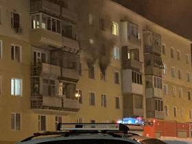 Пожар произошёл в многоквартирном жилом доме Якутска