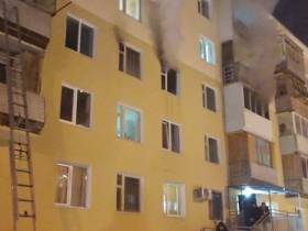 Пожар произошёл в многоквартирном жилом доме Якутска