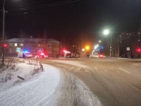 В Мирном автомобиль скорой помощи попал в ДТП. Водитель был пьян