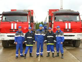 Пожарные обеспечивают защиту объектов Чаяндинского нефтегазопромыслового управления