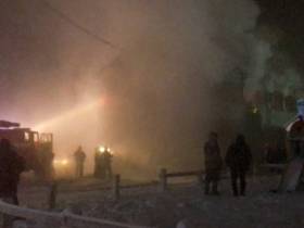 Десять человек пострадали при пожаре в Чурапчинском районе Якутии