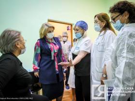 Вице-премьер Якутии встретилась с участниками СВО, проходящими реабилитацию