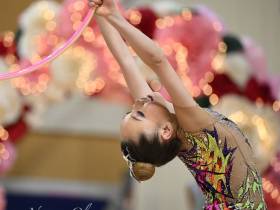 Якутская гимнастка Зарина Борисова завоевала серебро на турнире «Новогорская зима-2022»