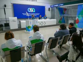 В Якутске презентовали факел, капсулу и форму зимних игр «Дети Азии» 2023 года