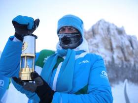 Фото и видео: в Якутии зажгли огонь ІІ зимних Международных спортивных игр «Дети Азии»
