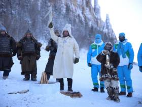 Фото и видео: в Якутии зажгли огонь ІІ зимних Международных спортивных игр «Дети Азии»