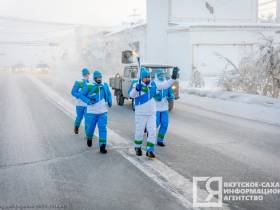 В Якутске провели эстафету огня II зимних игр «Дети Азии»