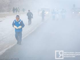 В Якутске провели эстафету огня II зимних игр «Дети Азии»