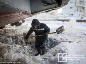 Фото и видео: как проходит выморозка судов в Якутии