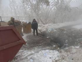 В Якутске бдительность водителя мусоровоза помогла избежать возгорания спецтехники