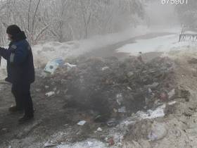 В Якутске бдительность водителя мусоровоза помогла избежать возгорания спецтехники
