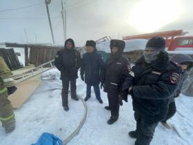 В Мегино-Кангаласском районе на месте пожара обнаружены тела двух взрослых и ребенка