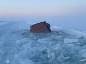 Движение транспорта на ледовой переправе Кангалассы — Соттинцы вновь открыто