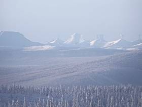Зимний мираж сняли на видео в Якутии