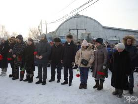 В Олёкминске установили мемориал военнослужащим, погибшим в спецоперации