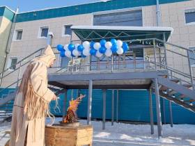 Новый спортивный комплекс открылся в якутском селе Мындаба