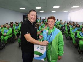 Волонтёрам спортивных игр «Дети Азии» будут вручать специальный знак