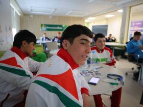 Участники игр «Дети Азии» проходят образовательную программу «Путь к Олимпу»