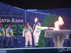 Фото и видео: в Кузбассе состоялась церемония открытия II зимних игр «Дети Азии»